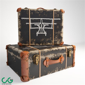 Chest Deco Suitcase Aviation Kare